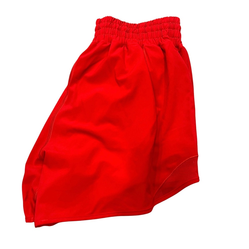 Lululemon Hotty Hot High-Rise Lined Short Red Size 4 NWOT Running Activewear - Picture 2 of 5